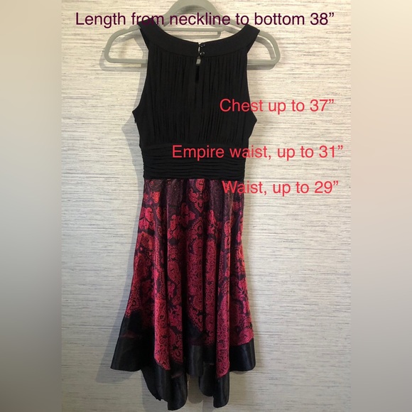 Sangria Handkerchief Dress Size 4 - Picture 3 of 7